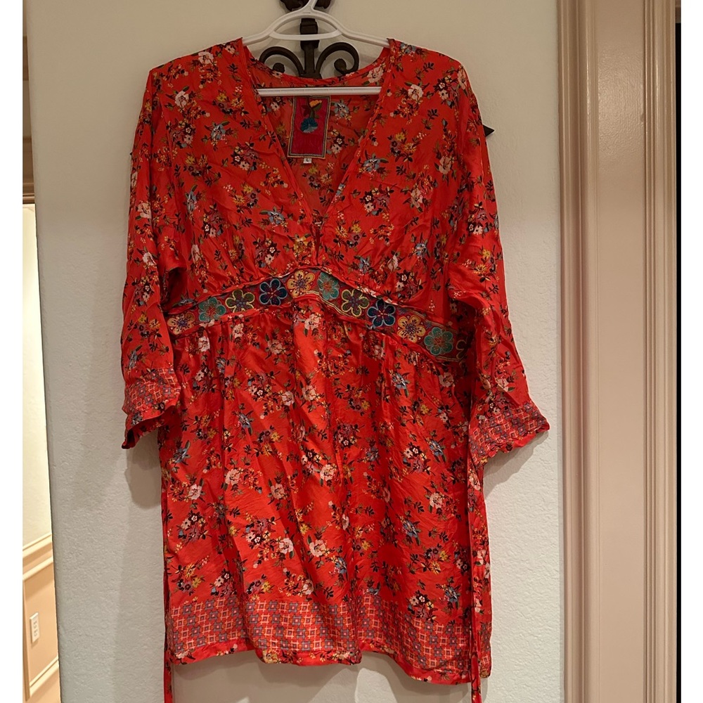 Johnny Was Large Floral Top/Dress